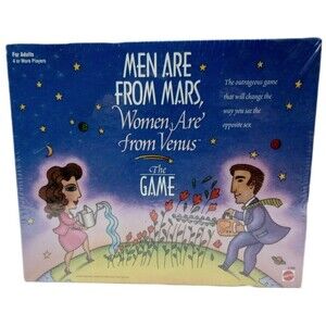 Men Are From Mars Game NEW Old Stock 1998 Vintage